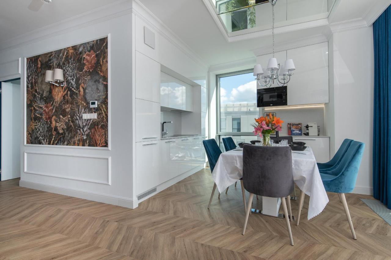 Yacht Park Premium Apartment Sea View Gdynia Bagian luar foto
